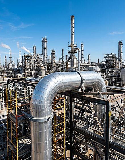 Industrial insulation pipeline installation